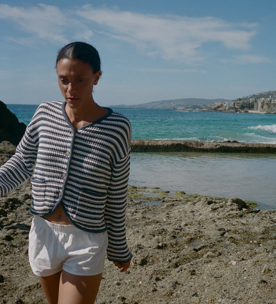 Ciao Lucia - Herta Stripe Knit Jacket