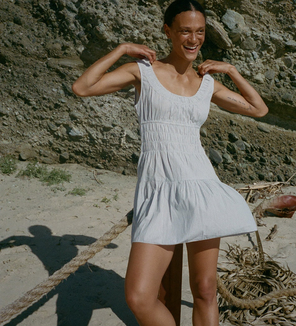 Ciao Lucia - Kala Stripe Cotton Dress