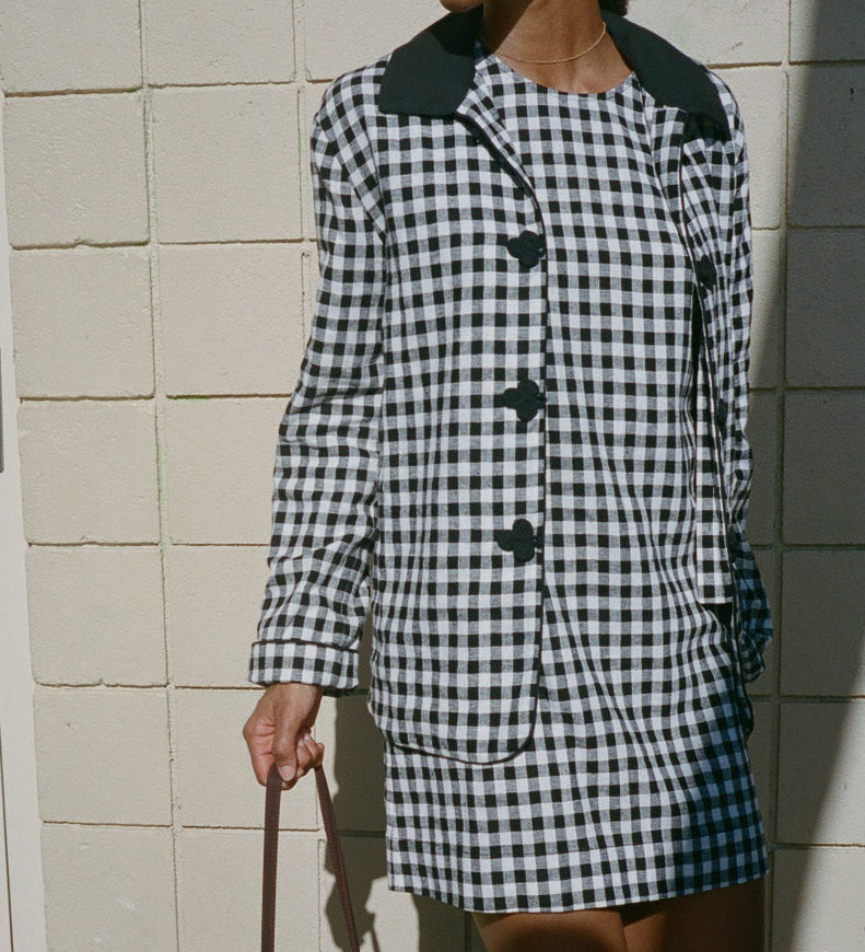 Ciao Lucia - Anja Gingham Jacket
