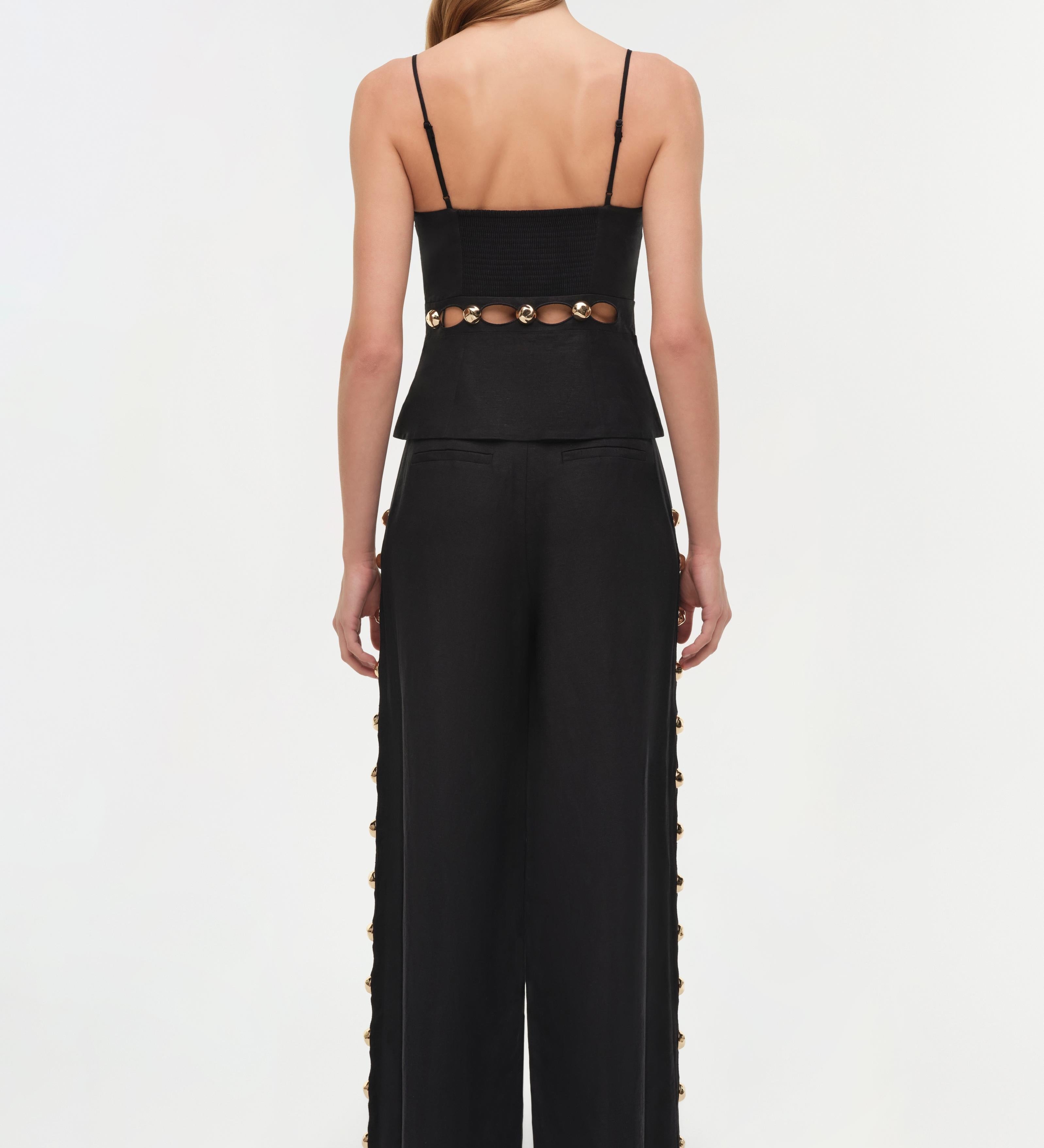 Simkhai - Cruz Studded Linen Cami