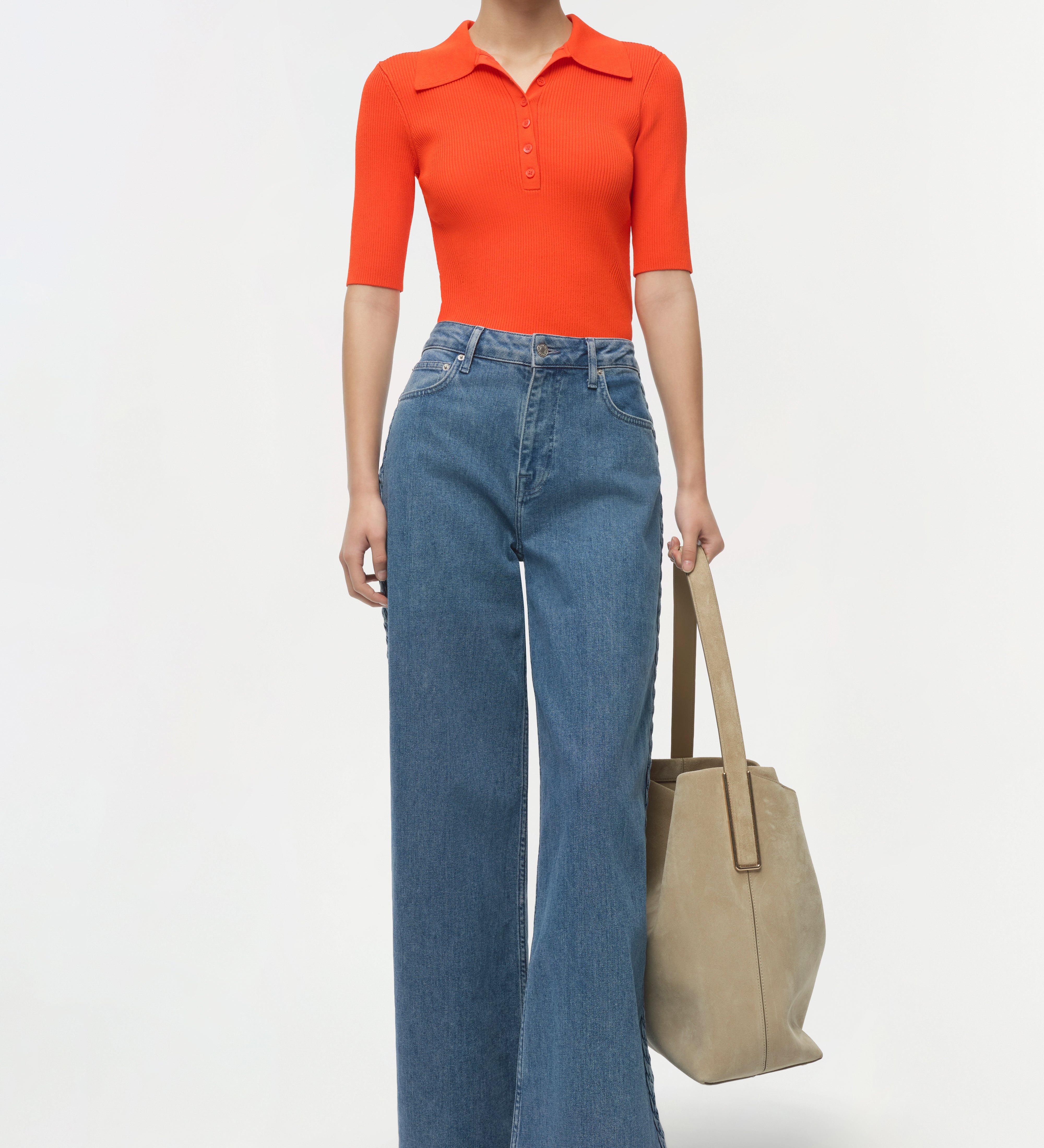 Simkhai - Secily Knit Polo