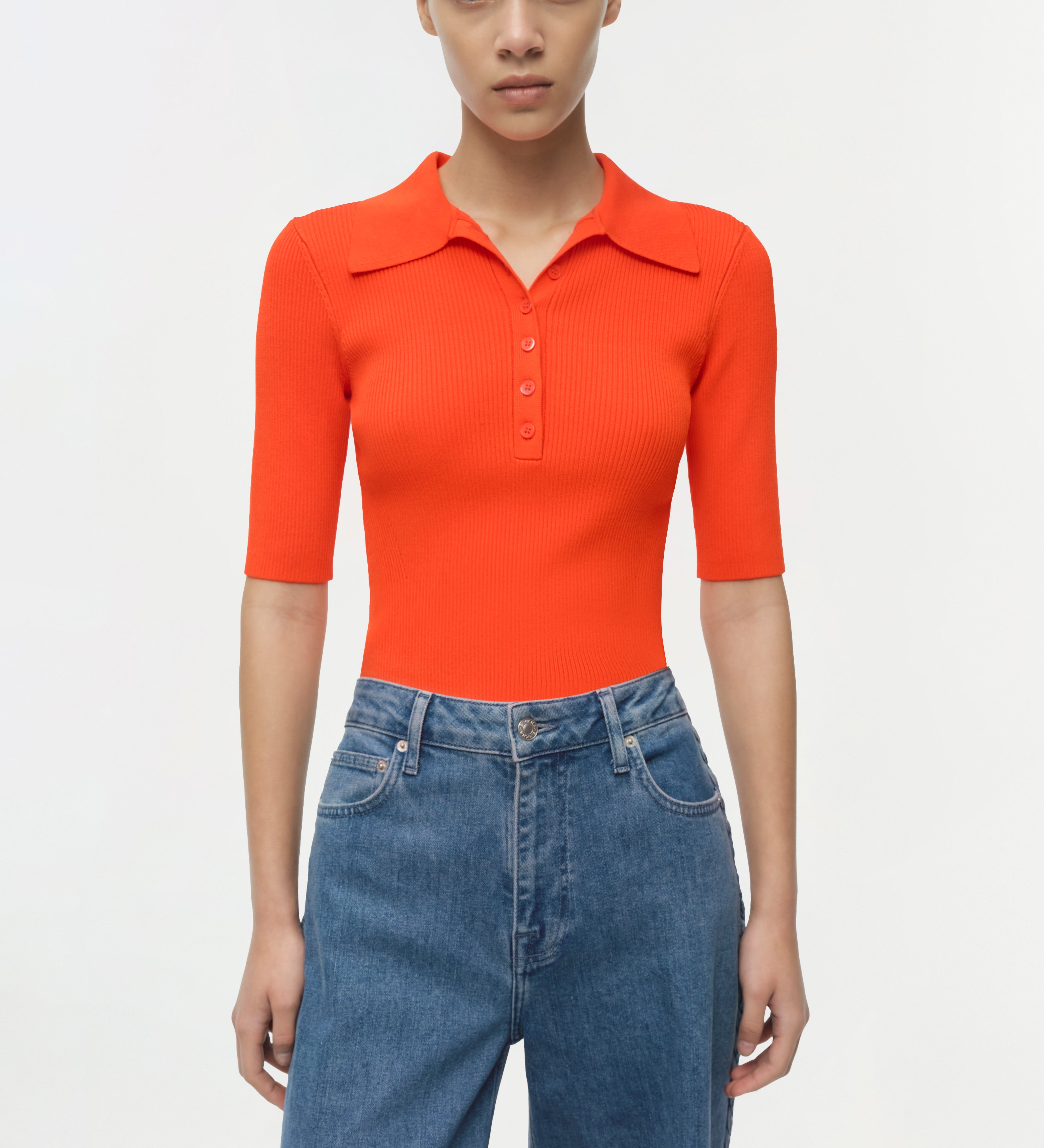 Simkhai - Secily Knit Polo