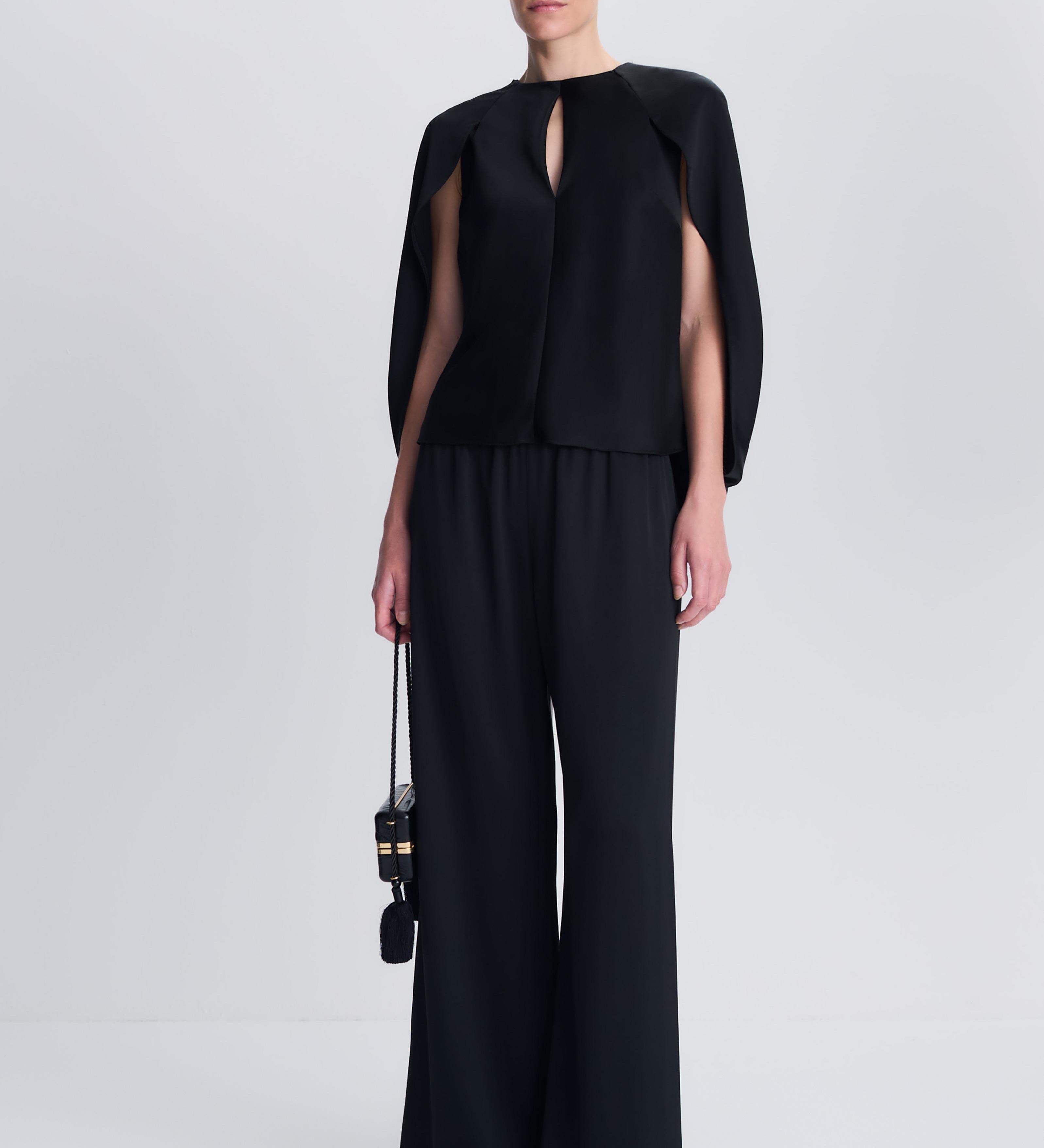 Simkhai - Lauren Satin Cape Top