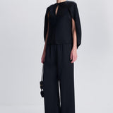 Simkhai - Lauren Satin Cape Top
