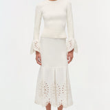 Simkhai - Elyse Embroidered Knit Top