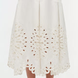 Simkhai - Eveletta Embroidered Knit Midi Skirt