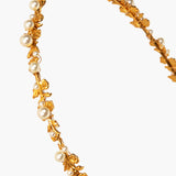 Jennifer Behr - Mae Headband -- Gold Pearl