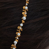 Jennifer Behr - Mae Headband -- Gold Pearl