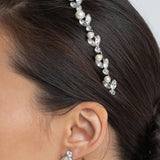 Jennifer Behr - Kamila Headband -- Crystal Pearl