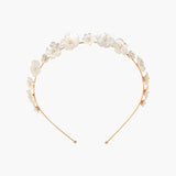 Jennifer Behr - Jenna Headband -- Mother of Pearl