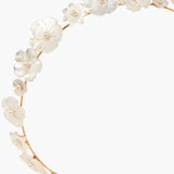 Jennifer Behr - Jenna Headband -- Mother of Pearl