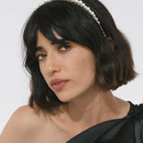 Jennifer Behr - Belladonna Headband -- Pearl