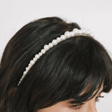 Jennifer Behr - Belladonna Headband -- Pearl