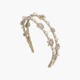 Jennifer Behr - Manon Headband -- Crystal Pearl