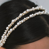 Jennifer Behr - Perlita Headband -- Pearl