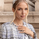 Jennifer Behr x Leonie Hanne Grace Headband -- Crystal Pearl