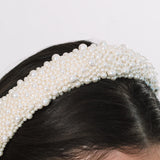 Jennifer Behr - Bailey Pearl Headband -- Pearl