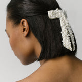 Jennifer Behr - Donna Pearl Bow Barrette -- Pearl