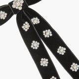 Jennifer Behr - Lynette Bow Barrette -- Black Pearl
