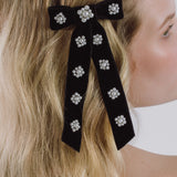 Jennifer Behr - Lynette Bow Barrette -- Black Pearl
