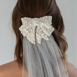 Jennifer Behr - Bianca Bow Barrette -- Cream