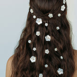 Jennifer Behr - Zinnia Bobby Pin Set -- Mother of Pearl
