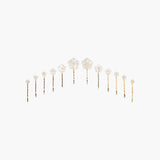 Jennifer Behr - Geneva Bobby Pin Set -- Mother Of Pearl