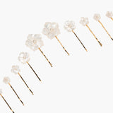 Jennifer Behr - Geneva Bobby Pin Set -- Mother Of Pearl