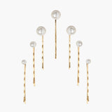 Jennifer Behr - Perla Bobby Pin Set -- Pearl Gold