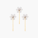 Jennifer Behr - Laena Bobby Pin Set -- Gold