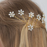 Jennifer Behr - Laena Bobby Pin Set -- Gold