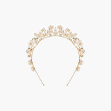 Jennifer Behr - Laena Tiara -- Crystal Antique Gold
