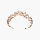 Jennifer Behr - Sierra Tiara -- Pearl Gold