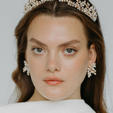 Jennifer Behr - Sierra Tiara -- Pearl Gold