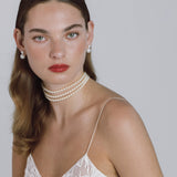 Jennifer Behr - Blaire Ribbon Tie -- Cream