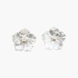 Jennifer Behr - Zia Stud Earrings -- Mother of Pearl