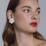 Jennifer Behr - Zia Stud Earrings -- Mother of Pearl