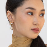 Jennifer Behr - Lune Earrings -- Pearl