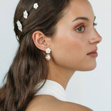 Jennifer Behr - Mina Earrings -- Mother of Pearl