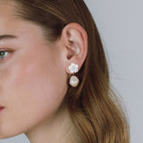 Jennifer Behr - Mina Earrings -- Mother of Pearl