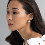 Jennifer Behr - Iris Pearl Earrings -- Pearl