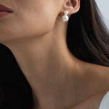 Jennifer Behr - Iris Pearl Earrings -- Pearl