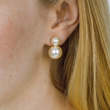 Jennifer Behr - Iris Pearl Earrings -- Pearl