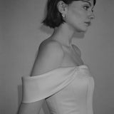 Jennifer Behr - Kaide Earrings -- Crystal Pearl