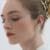 Jennifer Behr - Zaya Studs -- Crystal