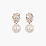 Jennifer Behr - Cimone Earrings -- Crystal Antique Gold