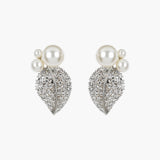 Jennifer Behr - Blanca Earrings -- Crystal Pearl