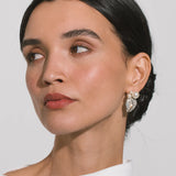 Jennifer Behr - Blanca Earrings -- Crystal Pearl
