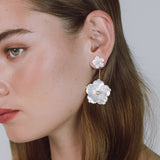 Jennifer Behr - Zinnia Earrings -- Mother of Pearl