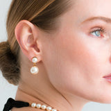 Jennifer Behr - Paige Pearl Earrings -- Pearl